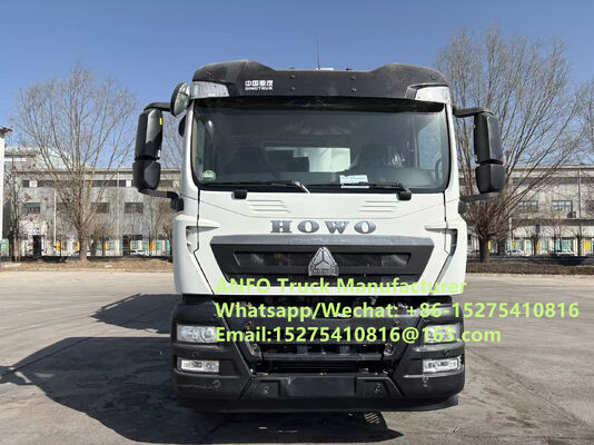 Chariot de mélange et de chargement sur site HOWO 10/15/20/30T BCLH-10 pour explosifs granulaires à base d'ammonium ANFO, service de dynamitage à émulsion, unité mobile de fabrication d'explosifs TREAD MMU