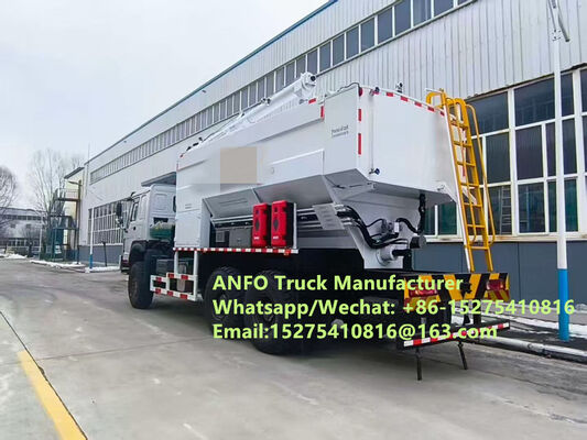 Bonnes performances tout-terrain 6x6 8x8 10/15/20/30T Mélange et chargement sur place des explosifs en vrac ANFO Service d'émulsion pour camions Forage Zambie/Zimbabwe/Tanzanie/Ghana/Guinée/Namibie/Guyana