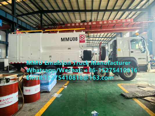 Qualité supérieure TREAD fabriqué en Chine 15/20/25/30Tonne émulsion de machine de mélange et de chargement sur place en vrac ANFO camions explosifs Mongolie RDC CONGO Pérou GHANA ZIMBABWE Mining Blast MMU