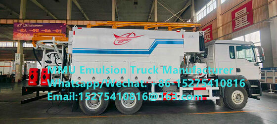 Bas prix TREAD personnalisé 15/20/25/30Tonne émulsion de mélange et de chargeur en vrac ANFO camions explosifs mobiles Unité de fabrication Монгол НЭГ CONGO RDC PERU GHANA ZIMBABWE Service de minage MMU