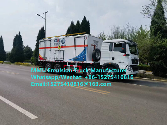 Vente chaude Durable HOWO 15T GLOBAL-BCRH-15 camion de chargement d'explosifs en vrac à mélange sur site service de dynamitage pour mines en Mongolie, Kazakhstan, Ouzbékistan, Indonésie, Congo, RDC, Guinée MMU