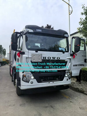 Camion malaxeur et chargeur intelligent HOWO 15T BCRH-15 de bonne qualité pour le site, camion de chargement d'explosifs en vrac pour le service de dynamitage minier en Mongolie, Kazakhstan, Ouzbékistan, Indonésie, Congo, RDC, Guinée, Tanzanie MMU