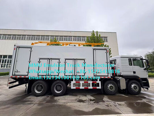 CAMION DE CHARGEMENT D'EXPLOSIFS EN VRAC ORICA FABRIQUÉ EN CHINE SUR MESURE CAPACITÉ DE CHARGEMENT 15 TONNES MIXAGE ET CHARGEMENT EXPLOSIFS EN ÉMULSION MINES DE MONGOLIE BLAST KAZAKHSTAN OUZBÉKISTAN INDONÉSIE CONGO RDC MMU POUR MINERAIS DE FER DE SIMANDOU