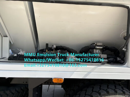 CAMION CHARGEUR D'ÉMULSION SHACMAN 20/25 TONNES POUR LE TRANSPORT D'EXPLOSIFS EN VRAC À BASE D'ÉMULSION DANS DES FORAGES HUMIDES OU SECS Russie, Kazakhstan, Ouzbékistan, Indonésie, CONGO RDC, Zambie, Zimbabwe, Tanzanie, Ghana, Guinée