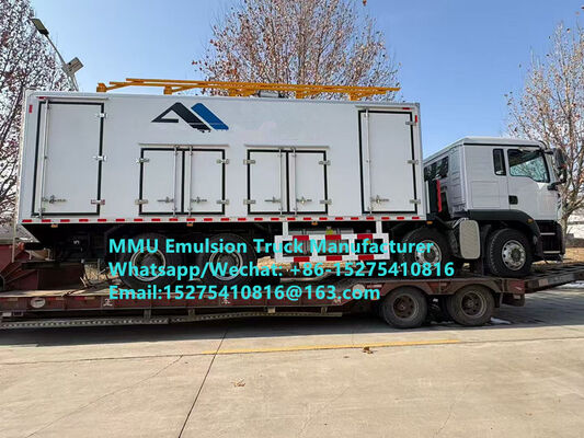 CAMION DE 20 TONNES D'EXPLOSIFS EN VRAC À BASE D'ÉMULSION, PLUS SÛR ET PLUS EFFICACE, POUR FORAGES HUMIDES OU SECS MONGOLIE, KAZAKHSTAN, OUZBÉKISTAN, INDONÉSIE, CONGO RDC, ZAMBIE, TANZANIE, GUINÉE