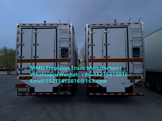 HOWO 20/25/30TON EXPLOSIVES en vrac à base d'émulsions CAMION VÉHIcule pour les trous de soufflage humides ou secs délivrant des volumes élevés d'explosifs à base d'émulsions efficacement et en toute sécurité