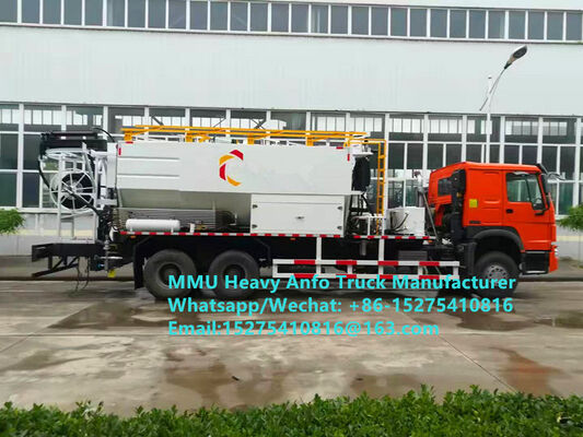 Performance à haut coût Chine fiabilité roulement des camions en vrac 15/20/25 tonnes Explosifs d'huile d'ammonium lourd multifonctionnels Emulsion ANFO Camion MMU MEMU Pour la Mongolie RDC CONGO PERU Ghana Minage