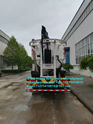 Mélangeur et chargeur sur site Explosifs à base d'huile d'ammonium lourd multifonctionnel Camion 15/20/25Ton Émulsion lourde Camion ANFO MMU MEMU Pour la Mongolie RDC CONGO PERU Ghana Service de soufflage minier