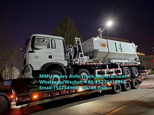 Livraison rapide mélange et chargement d'explosifs d'huile d'ammonium lourds multifonctionnels Camion 15/20/25Ton Émulsion lourde Camion ANFO Russie/Kazakhstan/Ouzbékistan/Indonésie/Guinée Service de soufflage minier