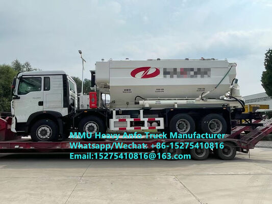 Super performance HOWO mélangeant et chargeant des explosifs multifonctionnels à base d'huile d'ammonium lourd Camion ANFO à émulsion lourde de 15/20/25 tonnes Zambie/Zimbabwe/Tanzanie/Ghana/Guinée/Pérou Service de dynamitage minier