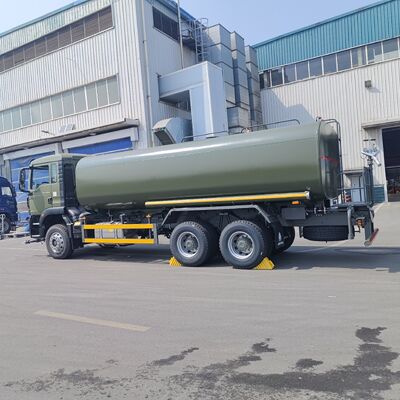 Camion-citerne d'eau HOWO TX 6 × 4 avec pompe à eau centrifuge haute pression d'une capacité de 15 à 20 CBM et corps de réservoir renforcé pour la suppression de la poussière et le nettoyage municipal