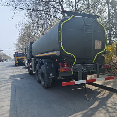 Reliable HOWO 6×6 All-Wheel Drive Fuel Tank Truck with 15,000L-25,000L Tank Capacity and Turbocharged Diesel Engine