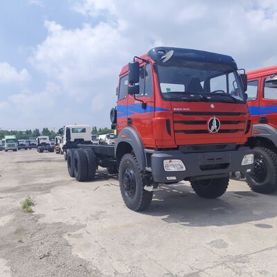 BEIBEN 2638 6×4 camions-décharge de mines lourds avec moteur WEICHAI de 380 chevaux et charge utile de 25-35 tonnes pour les opérations minières