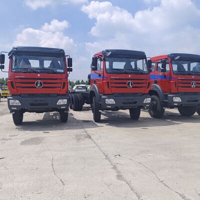 BEIBEN 2642 6×4 camionneur de décharge lourd avec moteur WEICHAI de 420 ch et charge utile de 25-35 tonnes pour l'exploitation minière et la construction