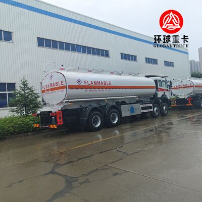 Camion citerne à carburant minier Beiben 8x8 35000L avec châssis robuste pour le Congo Afrique