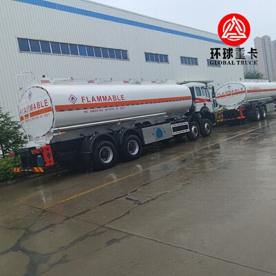Camion citerne à carburant robuste Beiben 8x8 de 35000L pour les opérations minières au Congo