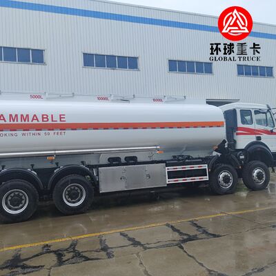 Camion citerne à carburant robuste Beiben 8x8 35000L pour l'industrie minière du Congo