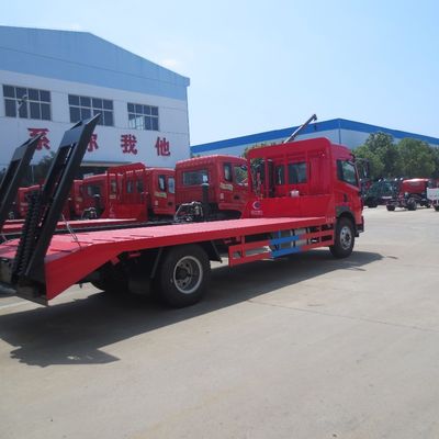 6 roues 5 Ton Excavator Flatbed Transport Truck CA1160P62K1L2E5Z