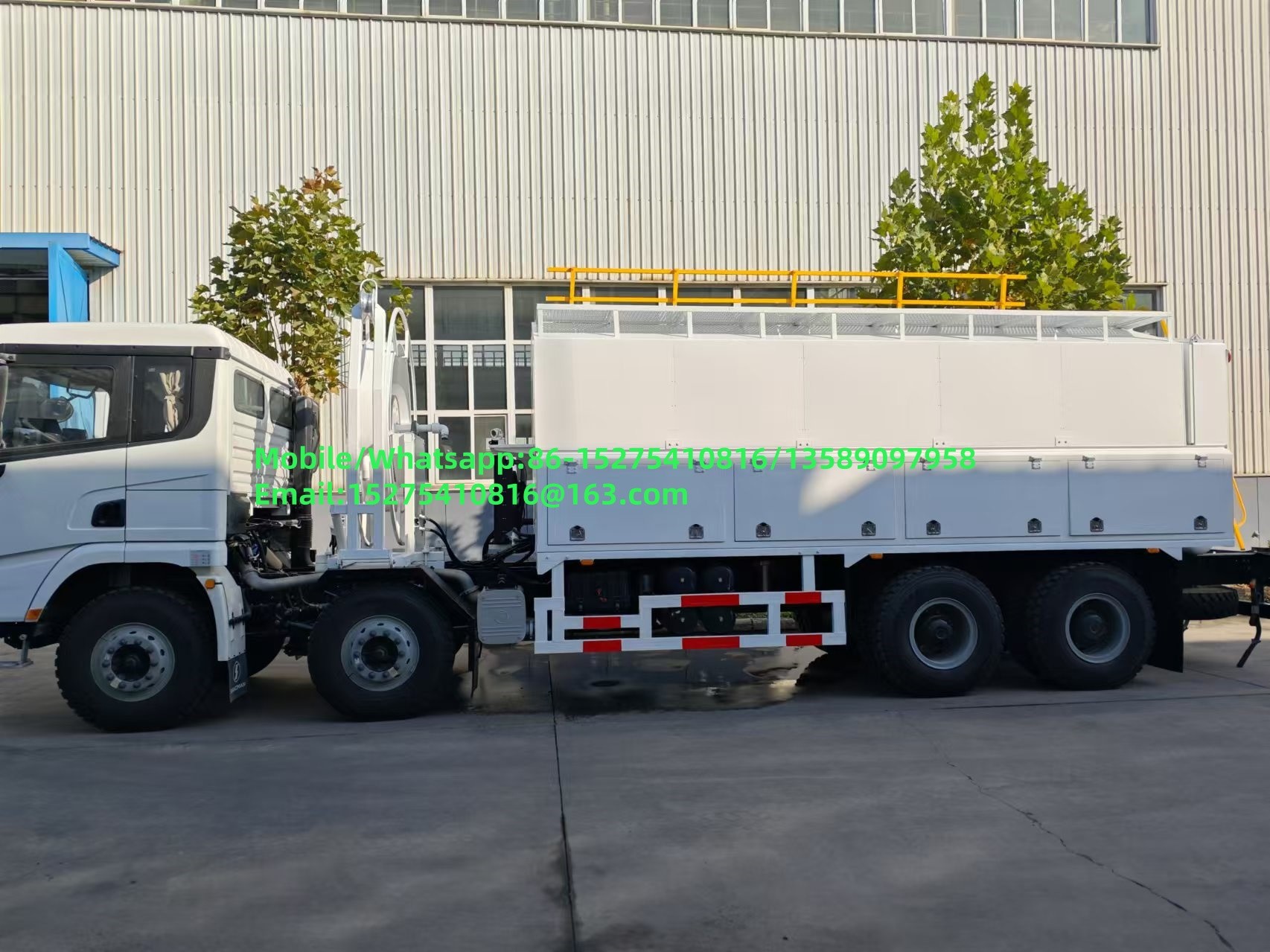 Multifonctionnel 15T 20T BCRH-20 ANFO émulsion mixte sur place Camions en vrac Explosifs mobiles Unité de fabrication Mongolie Mines Explosion MEMU MMU