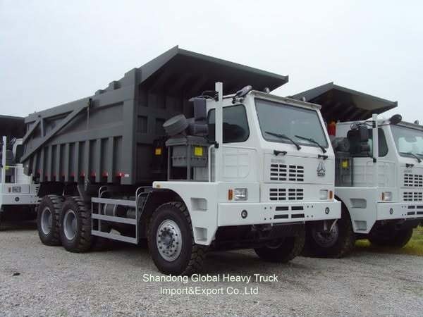 Camion à décharges minières / Camion à décharges minières Sinotruk / Camion à décharges minières Shacman