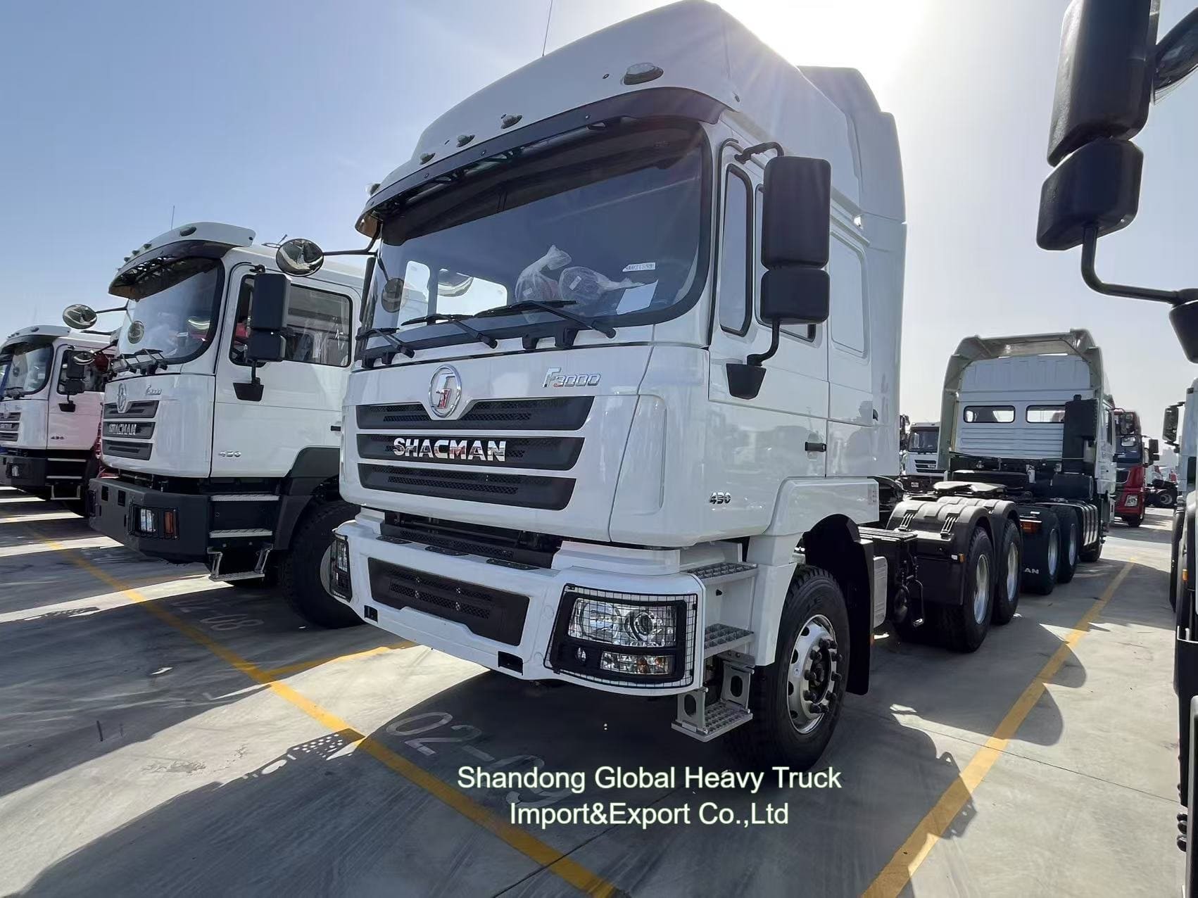 Shacman camion à ordures tête de tracteur Shacman F3000 X3000 6X4 371HP camion à ordures d'occasion