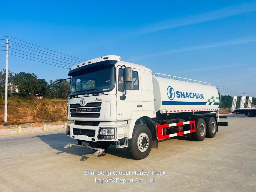 Chauffeur de réservoirs d'eau Shacman 20m3 F2000 6×4 Chauffeur d'arrosage