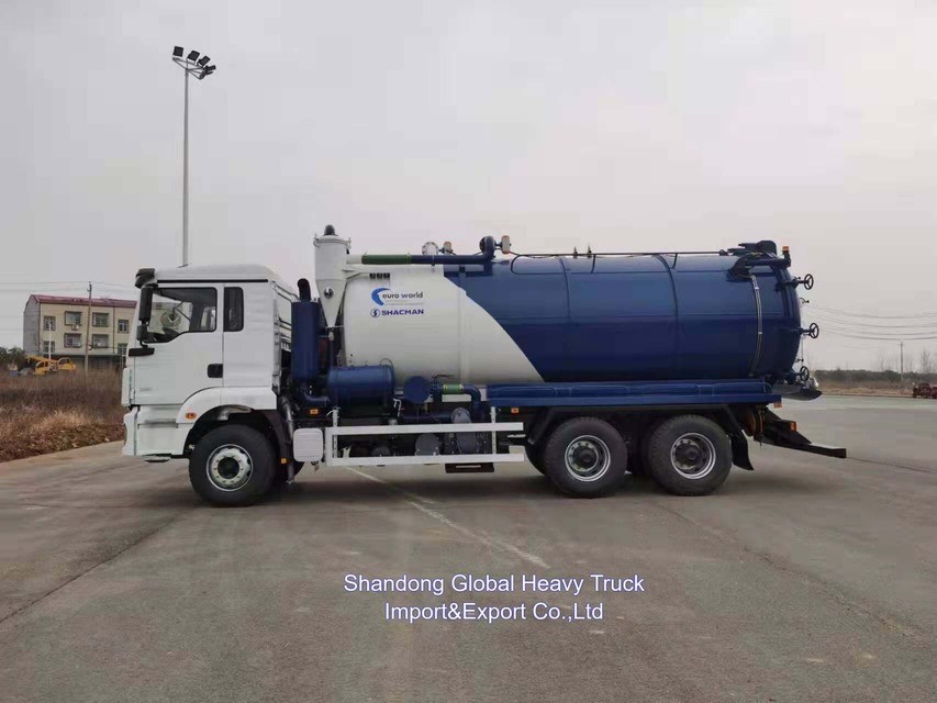 Shacman 6X4 F3000 16000-22000 litres Nouveau aspirateur à aspiration pour les eaux usées