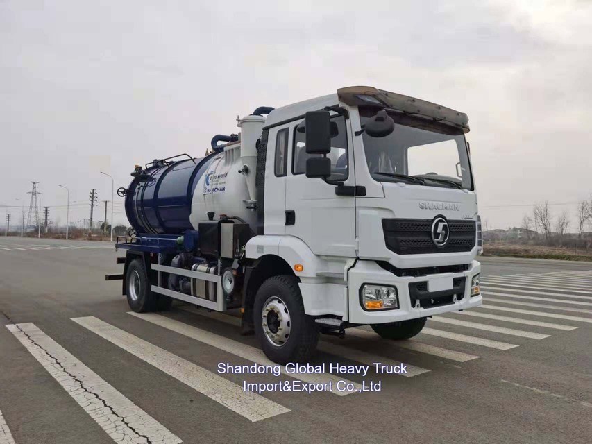 DONGFENG 4*2 5000L camion d'égout sous vide avec 280 chevaux pour une collecte efficace des boues