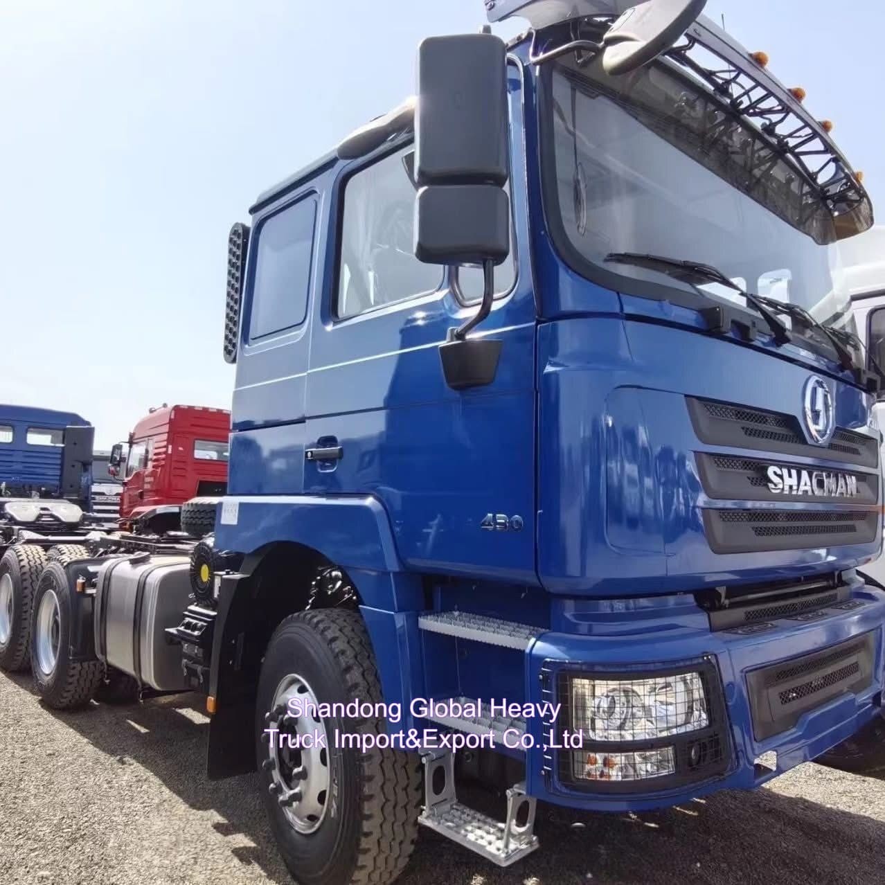 Tracteur routier Shacman 6x4 avec moteur Weichai et capacité de charge de 60t pour le transport lourd