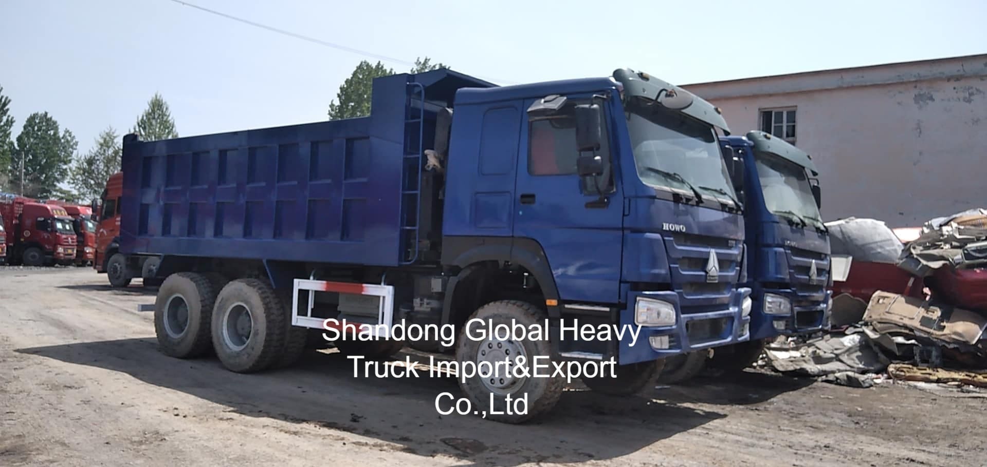 Camions benne Sinotruk HOWO 371ch/380ch d'occasion