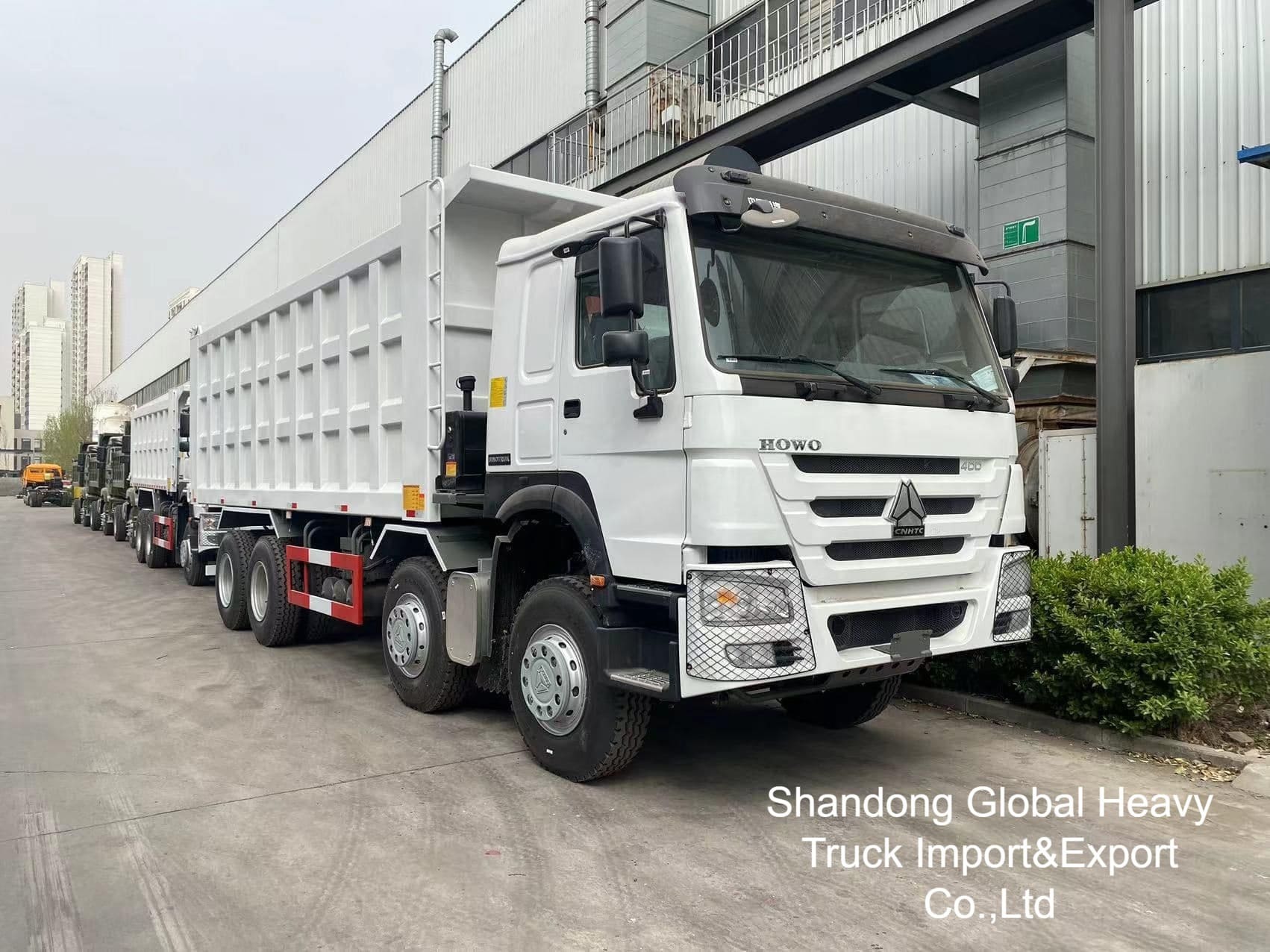 Camion benne HOWO 371ch 380ch d'occasion, très vendu à l'international, 35 tonnes