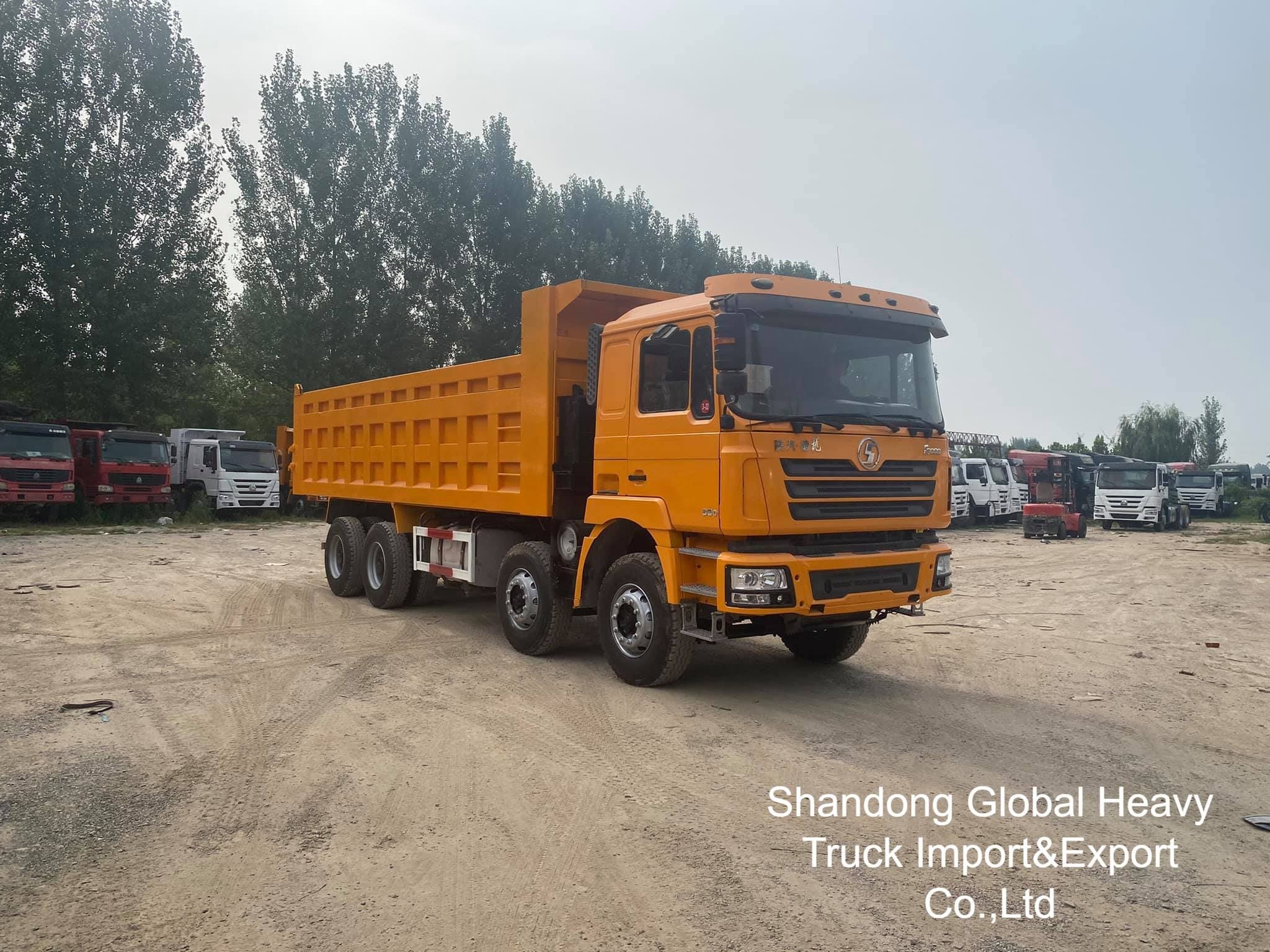 Camions benne Sinotruk HOWO Sitrak Shacman 8*4 F3000 X3000 d'occasion