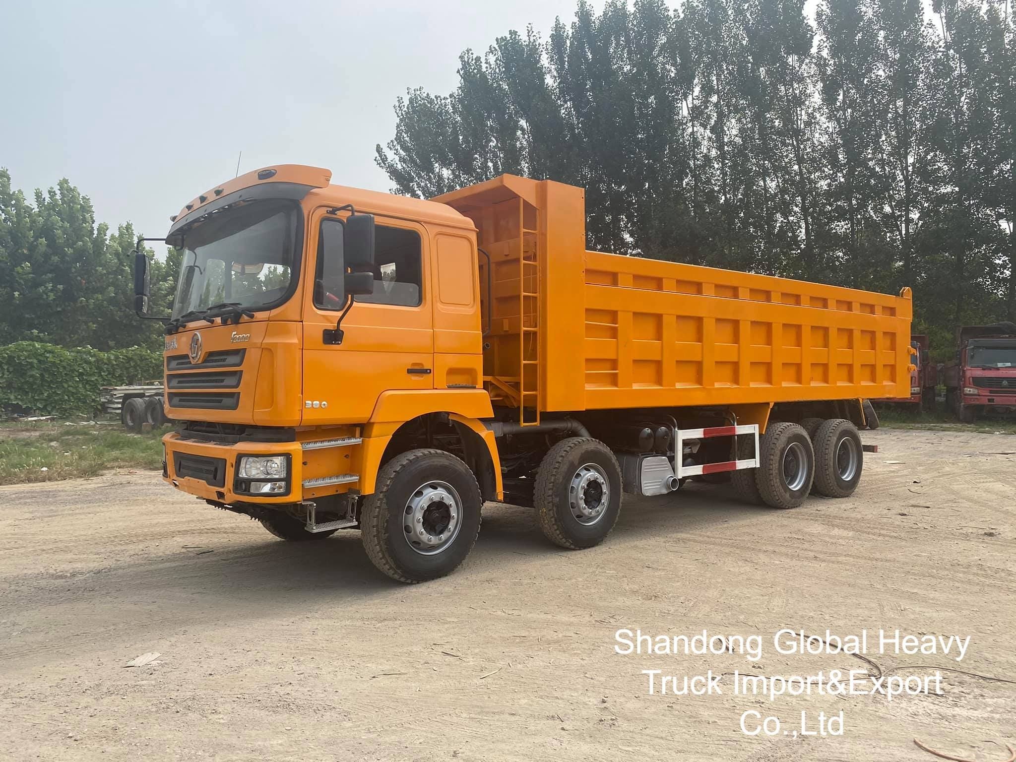 Shacman d'occasion 8*4 12 roues F3000 X3000 camion à décharge
