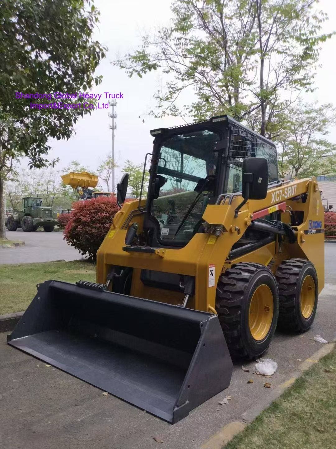 XC7-SR07 3 tonnes mini chargeur à direction à patins 35,5 kW certifié CE