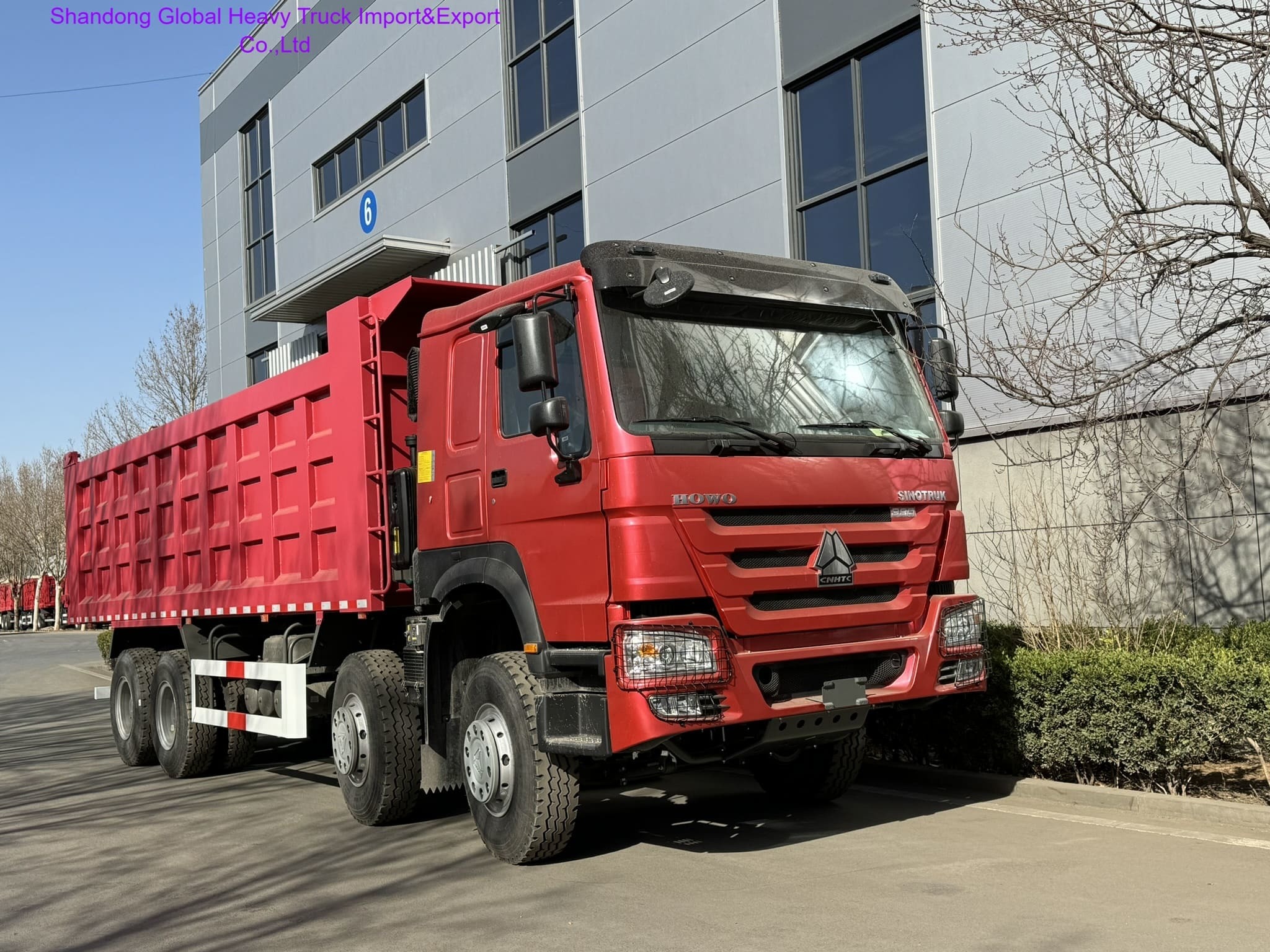 LHD robuste RHD 40t 50t minière sable 50 40 tonnes 12 pneus Sinotruck 371HP 420HP Sinotruk