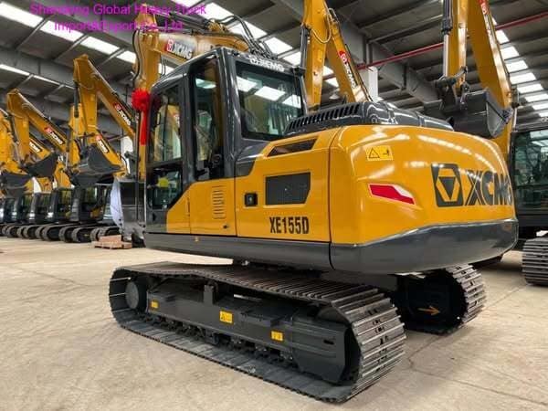 Excavatrice à chenilles de construction minière Xe155D 15 tonnes, très demandée et de haute qualité, avec accessoire, niveau 2