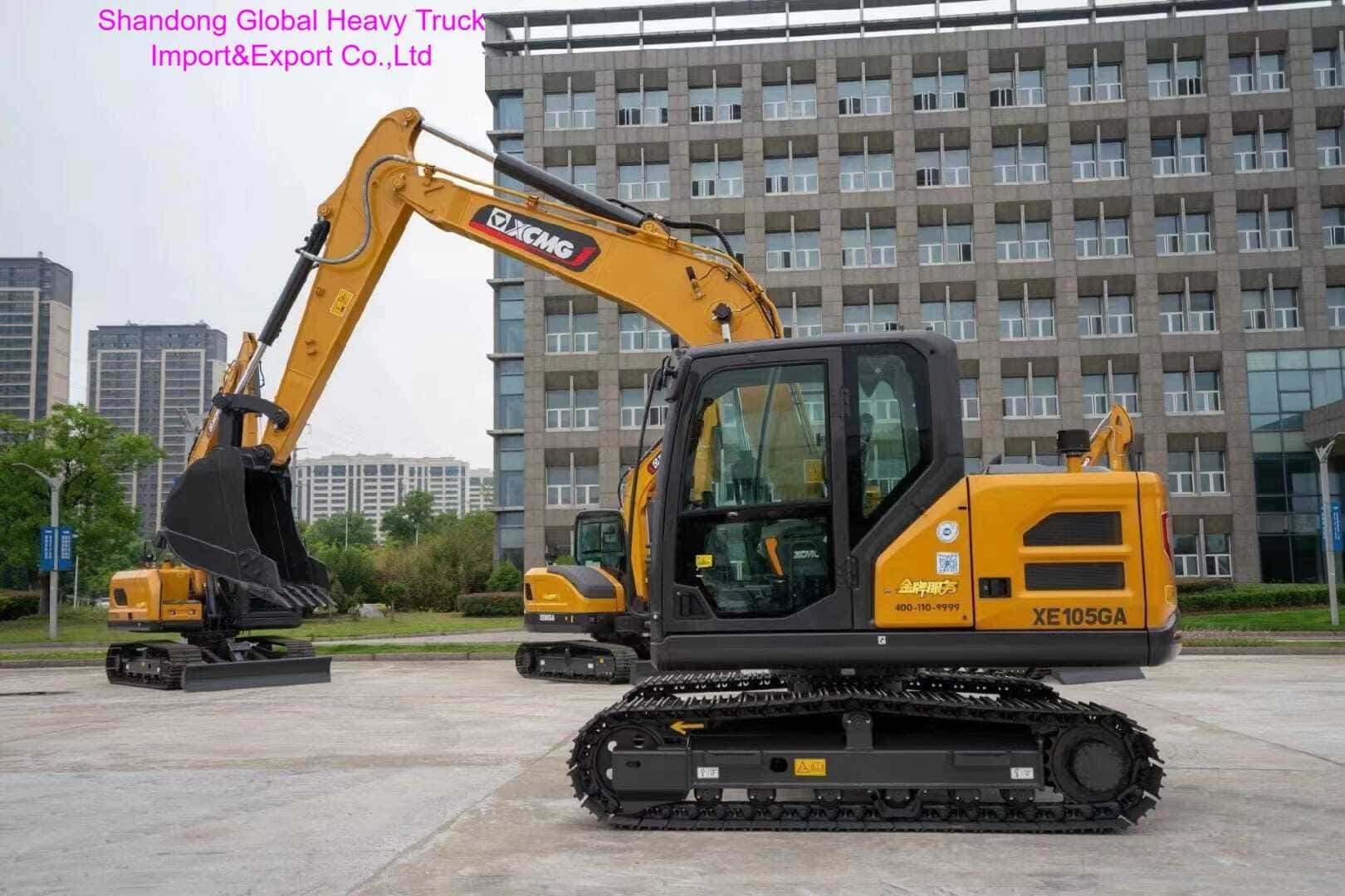 Vente à chaud machine à creuser 10,5 tonnes Excavateur à rampe Xe105ga avec bon filtre à carburant