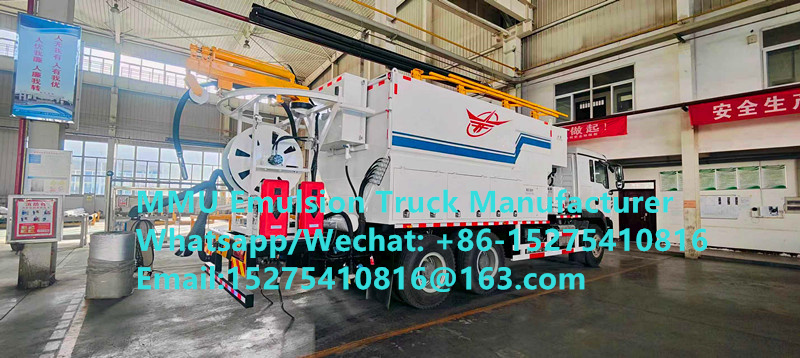 SINOTRUCK multifonctionnel HOWO 15/20/25/30Tonne émulsion de mélange et de chargeur Explosif en vrac ANFO camions mobiles explosifs Unité de fabrication de produits explosifs
