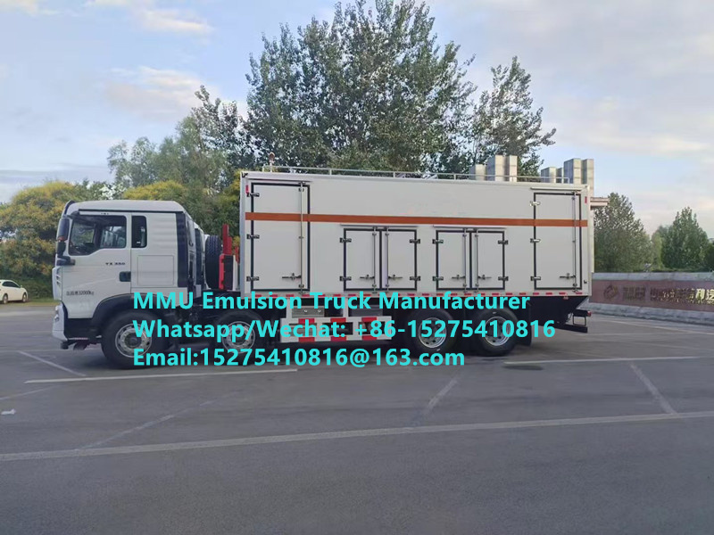 L'équipement de la machine de mélange et de recharge de 20 tonnes BCRH-20 EMULSION BULK EXPLOSIVE TRUCK