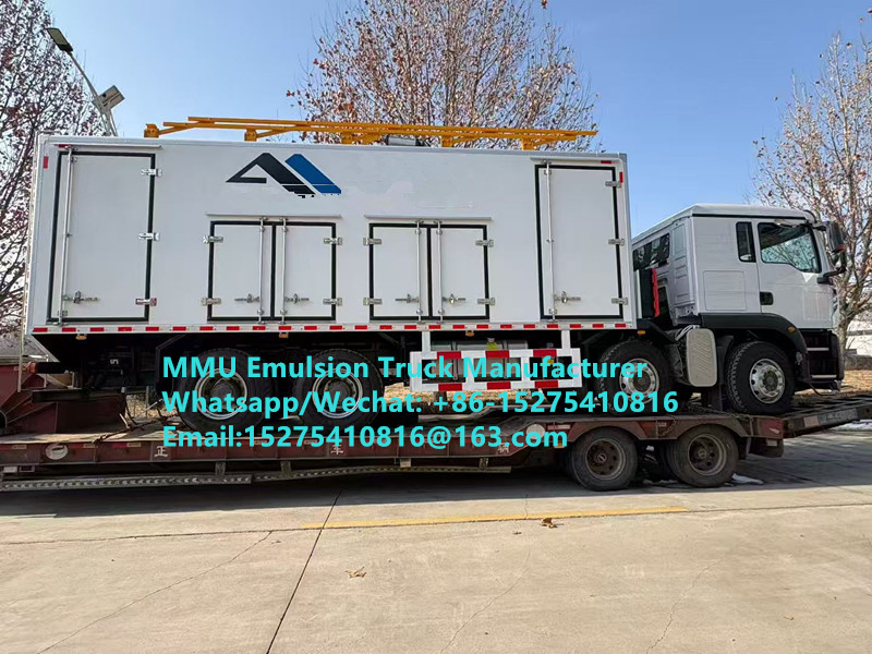 EXCELLENTE QUALITÉ ET SÉCURITÉ DE TIR 20 TONNES CAMION-ENGIN POUR EXPLOSIFS EN VRAC À BASE D'ÉMULSION POUR FORAGES HUMIDES OU SECS MONGOLIE, KAZAKHSTAN, OUZBÉKISTAN, INDONÉSIE, CONGO RDC, ZAMBIE, TANZANIE, GUINÉE