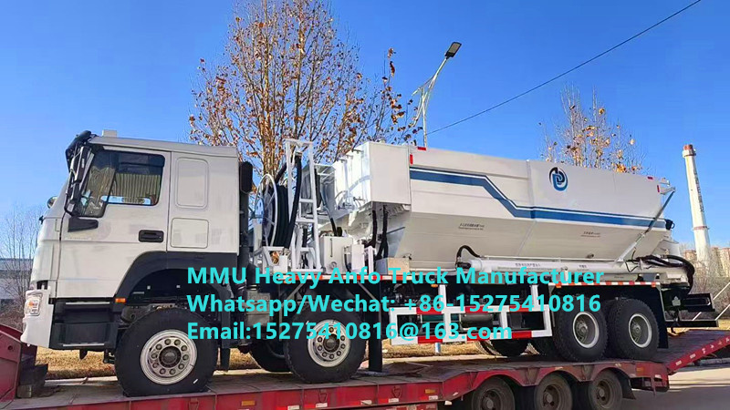 Camion en vrac Orica mélangeant et chargeant des explosifs multifonctionnels à base d'huile d'ammonium lourd Camion ANFO à émulsion lourde de 15/20/25 tonnes Russie/Kazakhstan/Ouzbékistan/Indonésie/Guinée Service de dynamitage minier