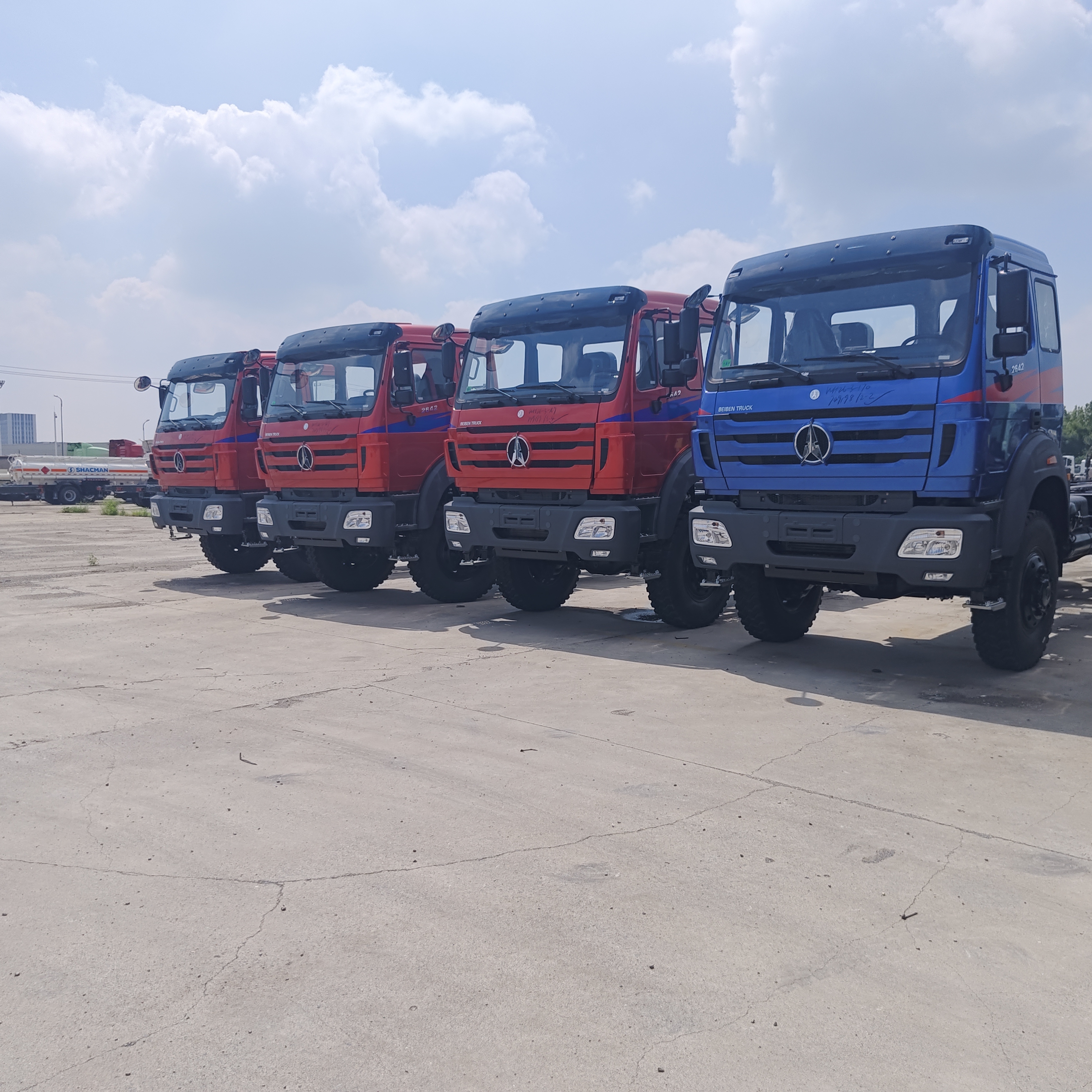 BEIBEN 2638 6×4 camions tracteurs lourds avec moteur WEICHAI de 380 chevaux et châssis de technologie Mercedes-Benz