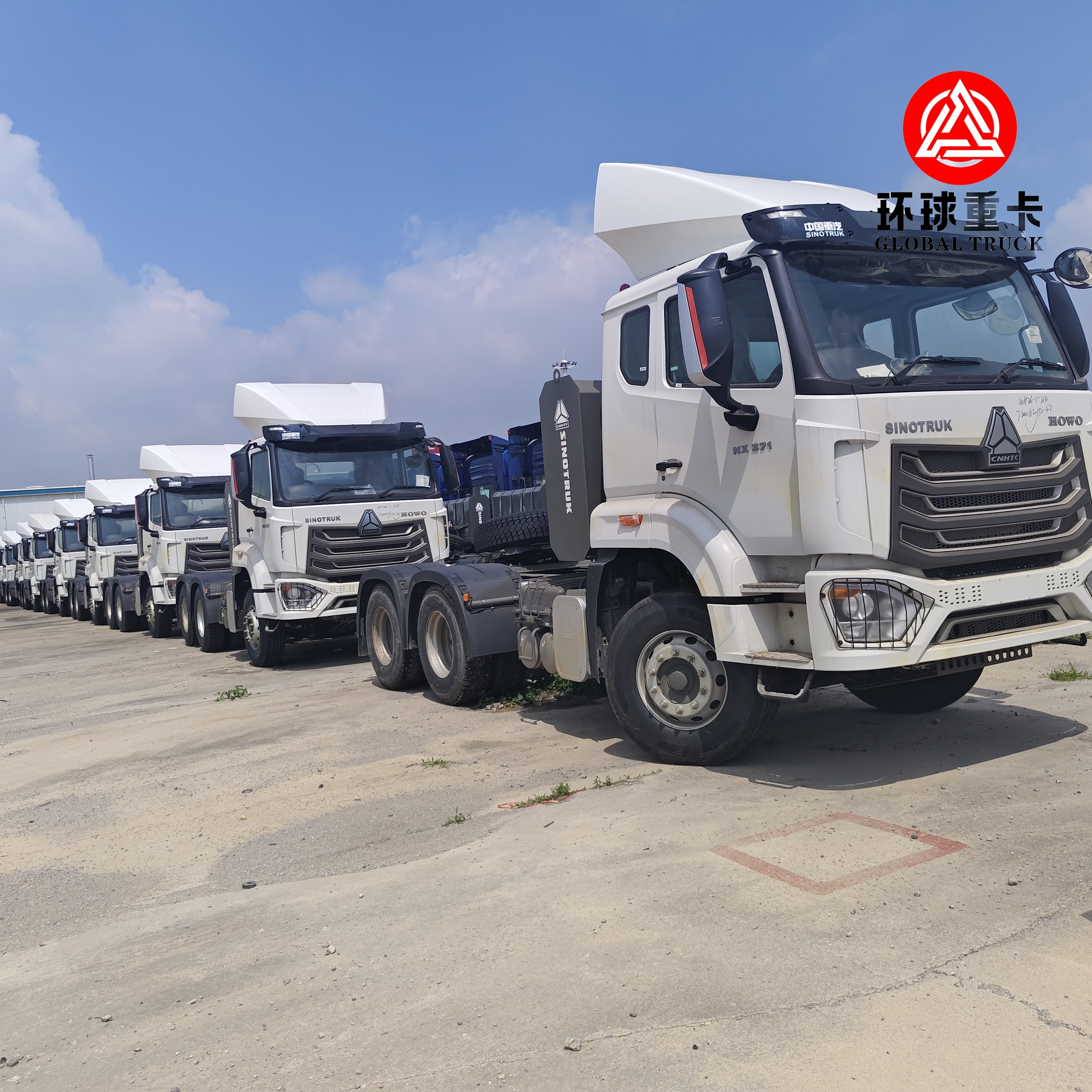 Nouveau camion à tête de tracteur Sinotruk HOWO NX 6x4 400HP pour le transport de fret lourd et de conteneurs