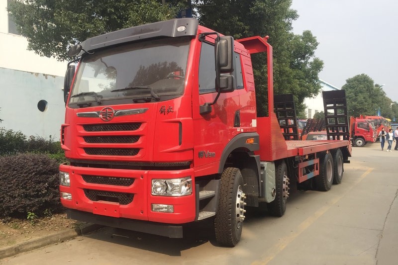 camion à plat du but 8x4 spécial avec la transmission et le moteur rapides de Weichai WP10.310E53