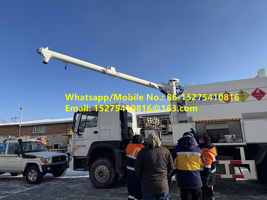 Une bonne valeur personnalisée HOWO 15/20/25T BCLH-15 Explosif ammonium granulaire mixte sur place ANFO Emulsion de camion explosif mobile Unité de fabrication