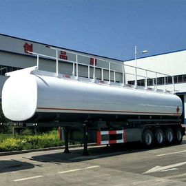 42000 litres de mazout de remorques résistantes de réservoir semi avec de l'acier au carbone Matrrial et l'axe de FUWA