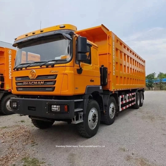 SHACMAN F3000 8×4 Dump Truck in operation