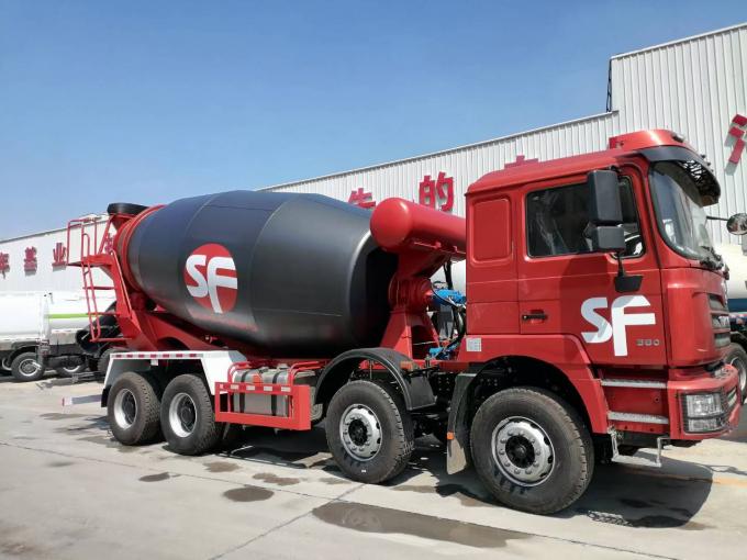 HOWO 8×4 Concrete Mixer Truck in operation